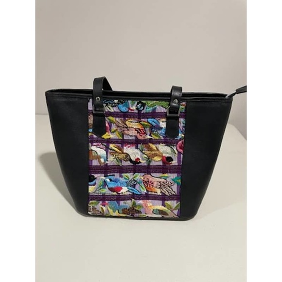 Hand Made Leather Purse, Vibrant Colors.